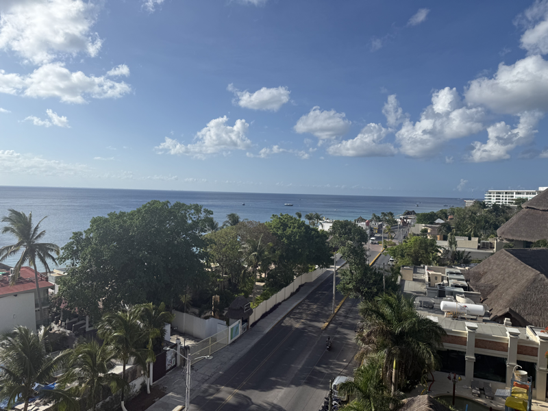 Cozumel as seen from my resort.