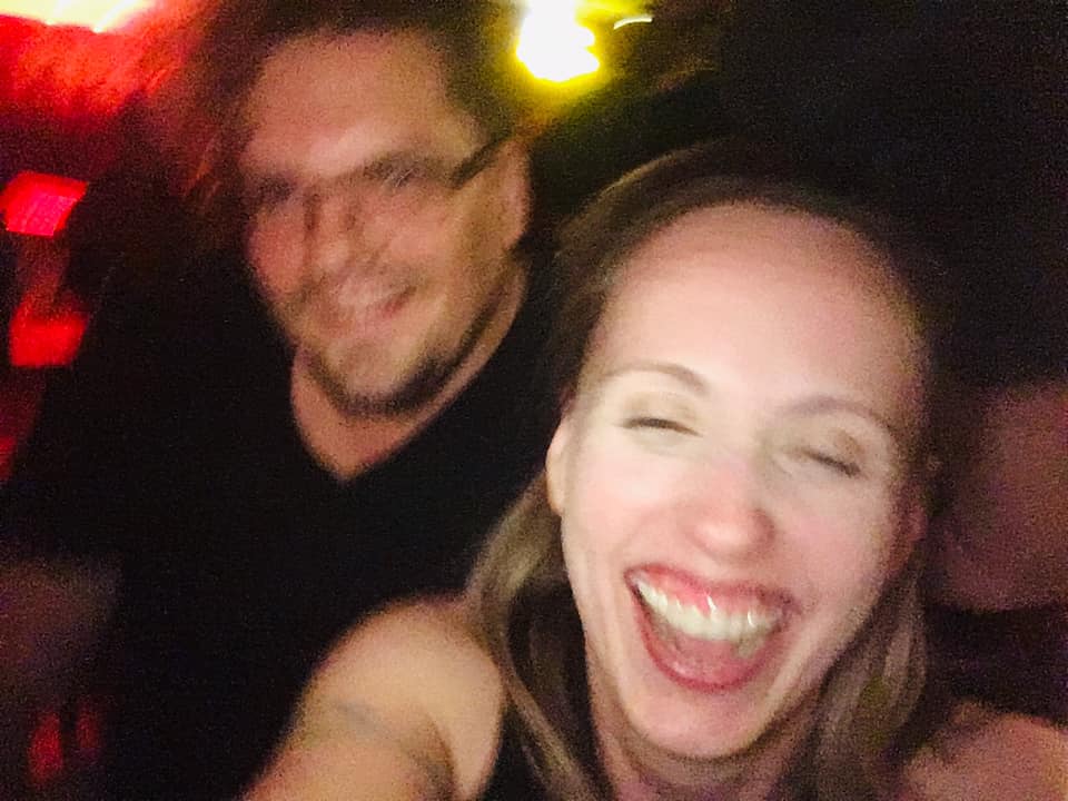 drunk selfie with a friend
